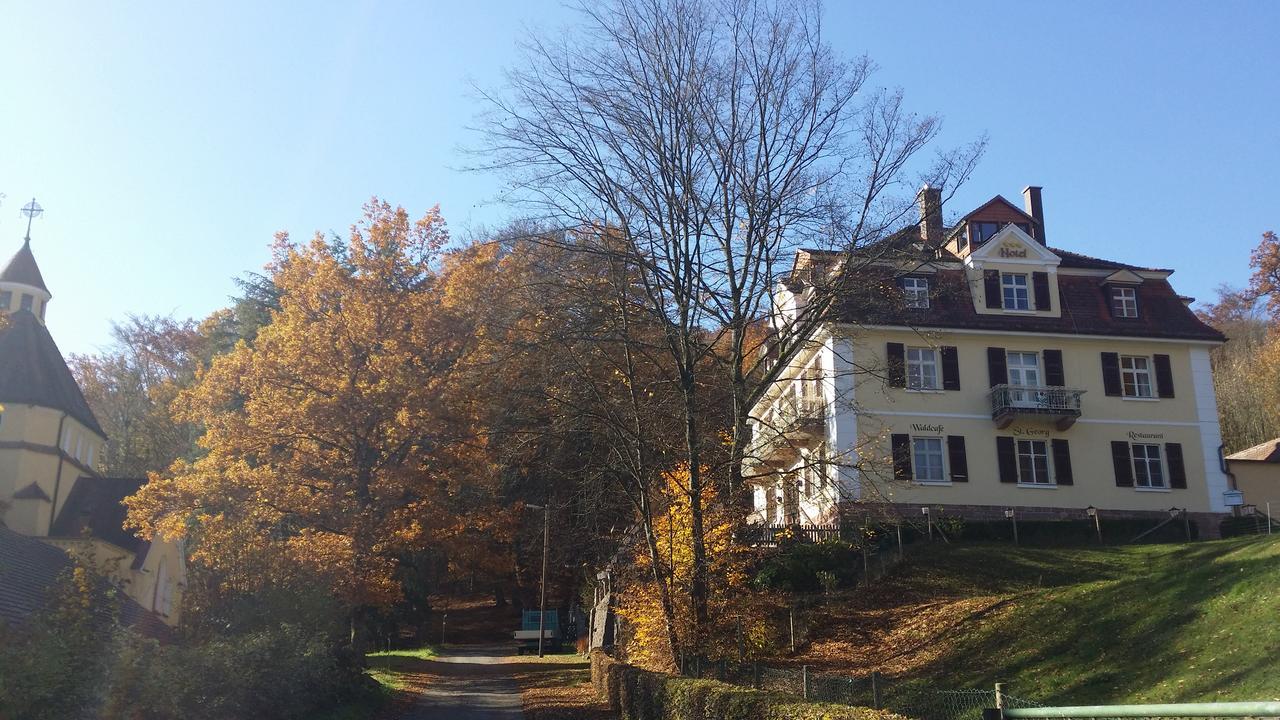 Rhoen Hotel Waldcafe St. Georg 스타츠바드브루케나우 외부 사진